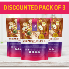 Organic ProteinFix Caramel - Discounted pack of 3